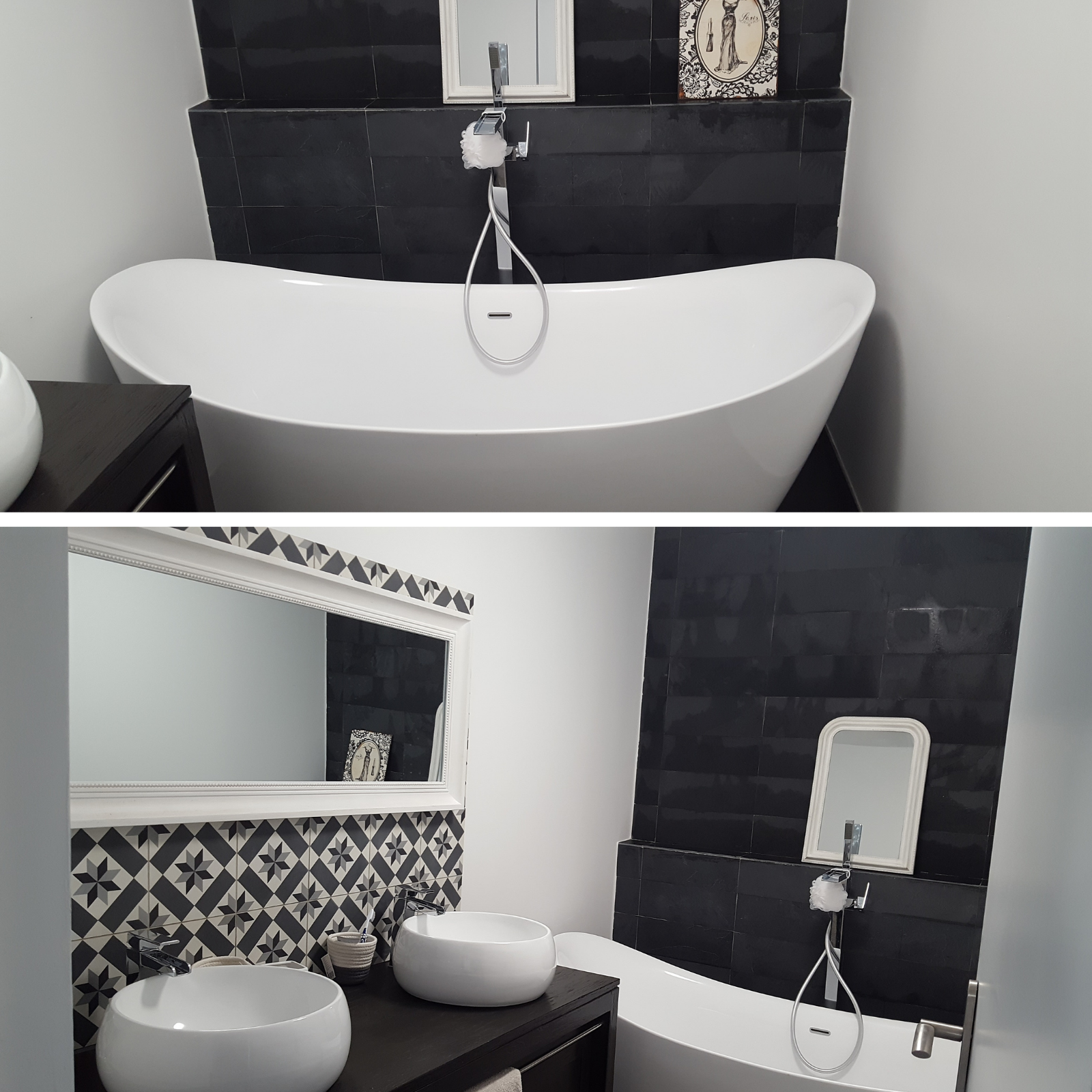 Rénovation d'une salle de bain à Arcachon.