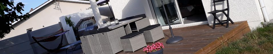 Installation d'une terrasse en caillebotis à Arcachon.