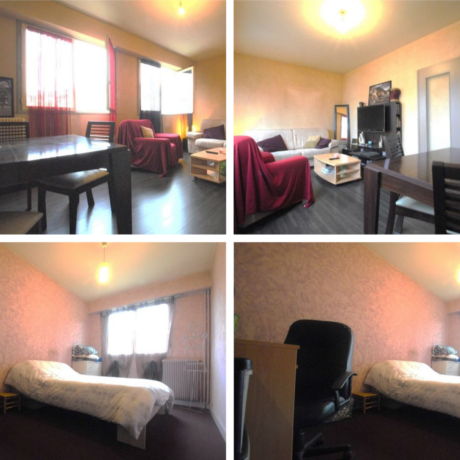 Rénovation d'un appartement avant après.